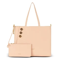 DAMES Balmain Shoppers^Emblème generfd kalfsleer tote tas