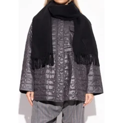 Heren Ami Paris Embossed De Coeur Scarf