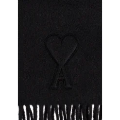 Heren Ami Paris Embossed De Coeur Scarf