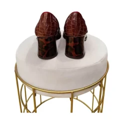 DAMES Chie Mihara Pumps^Embossed Leather High Heel Pumps