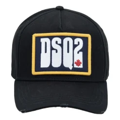 Heren Dsquared2 Embossed Logo Baseball Cap Fibbia