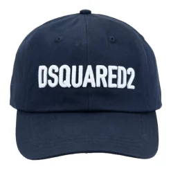 Heren Dsquared2 Embossed Logo Baseball Cap Fibbia