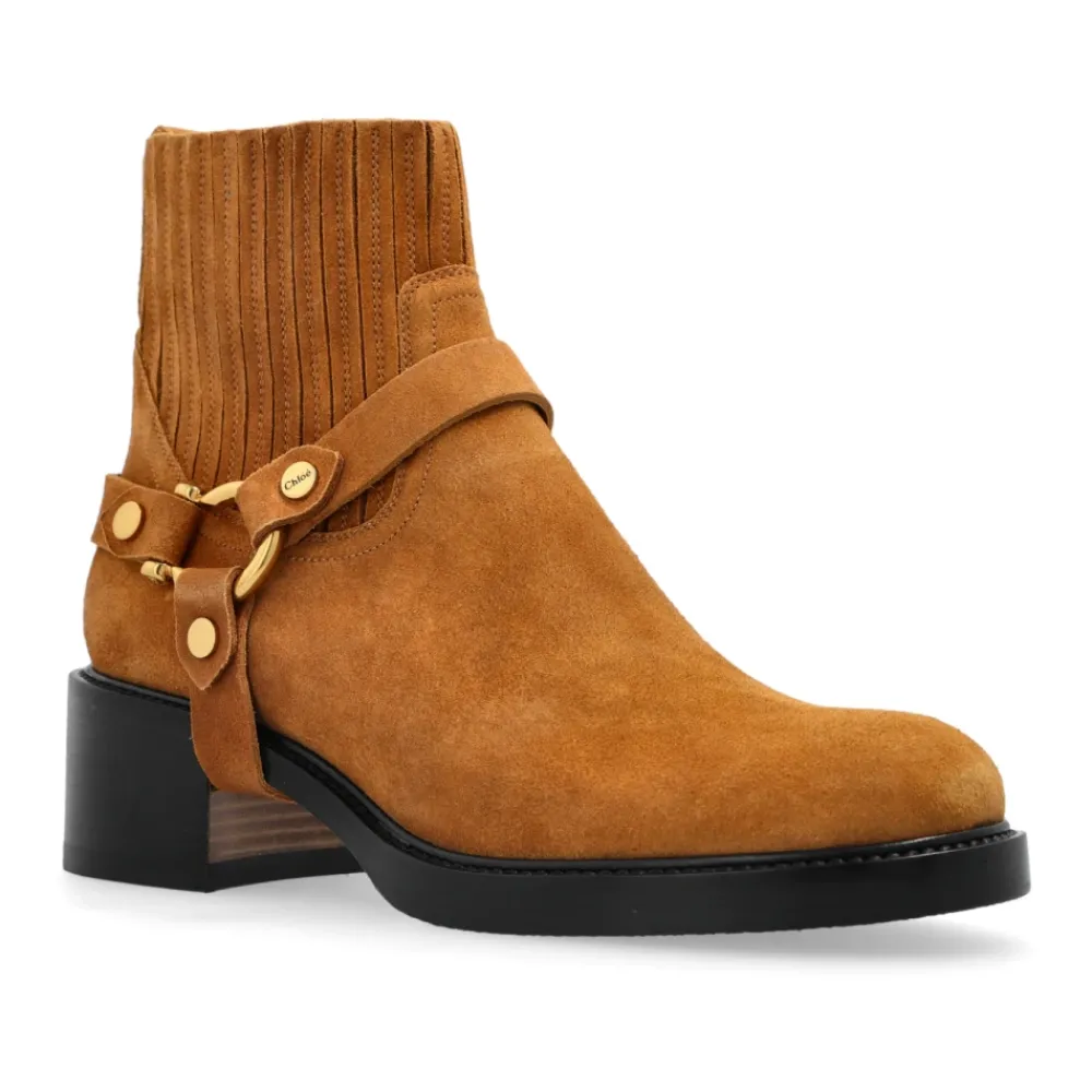 DAMES Chloé Enkellaarsjes met hak Dakota