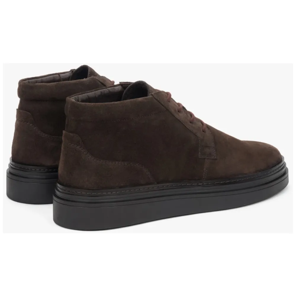 Heren Estro Laarzen^Enkellaarsjes met veters