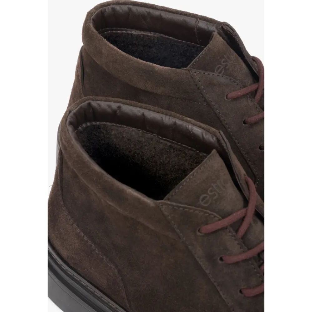 Heren Estro Laarzen^Enkellaarsjes met veters