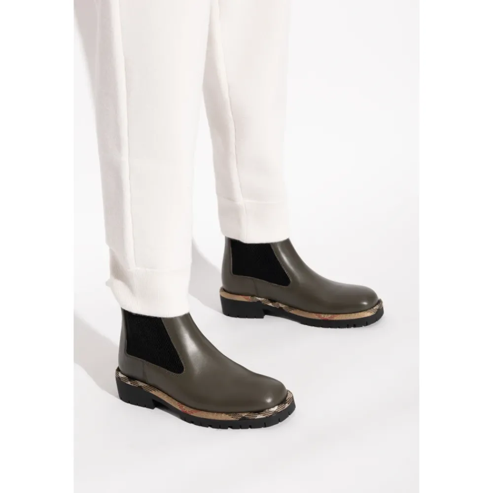 DAMES Burberry Chelseaboots^Enkellaarzen