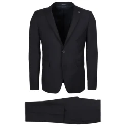 Heren Tagliatore Enkelrijig Twee-Knops Pak