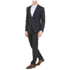 Heren Tagliatore Enkelrijig Twee-Knops Pak