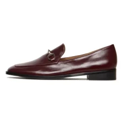 DAMES Cesare Gaspari Equestrian Chic Loafers - Bordeaux