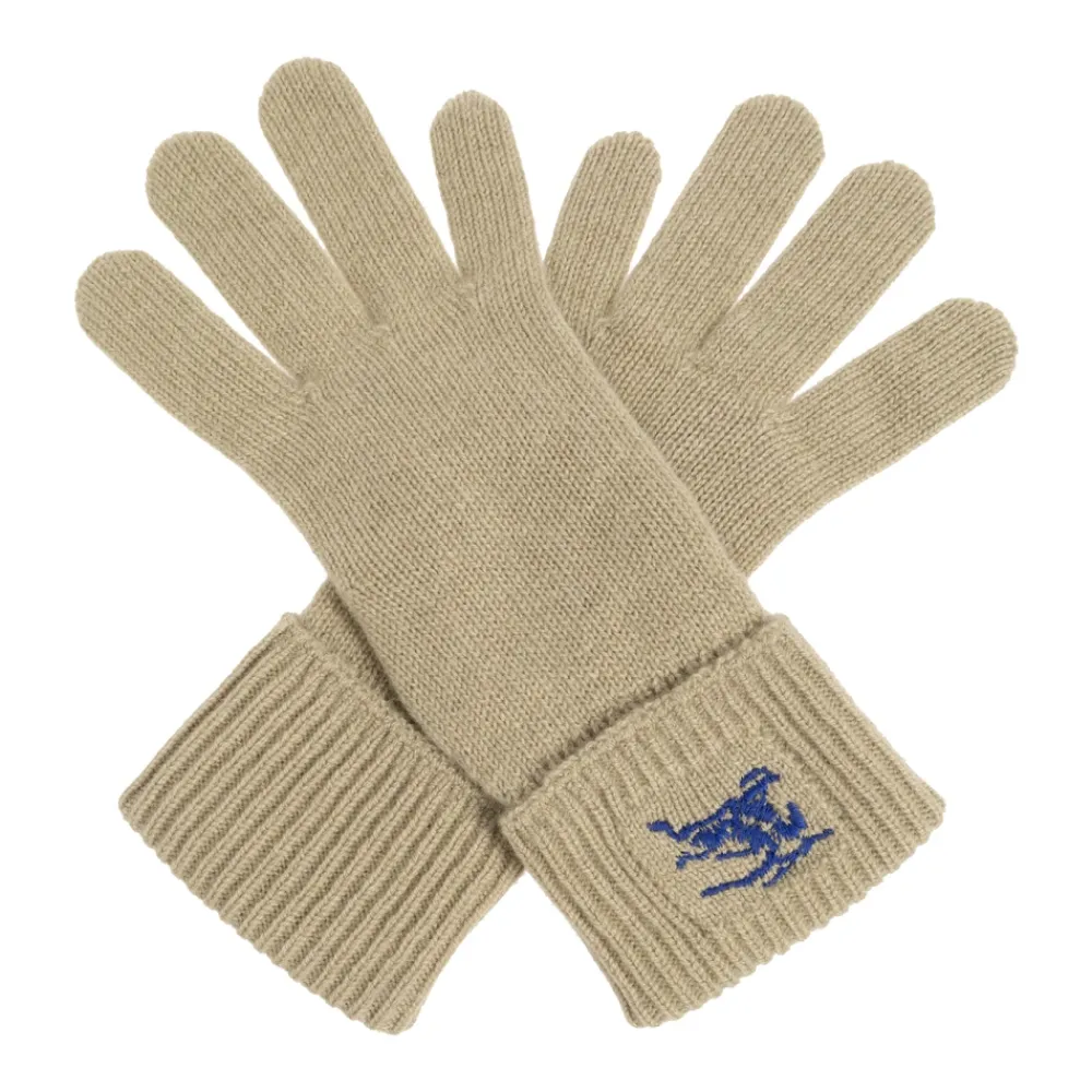 Heren Burberry Handschoenen^Equestrian Knight Design handschoenen