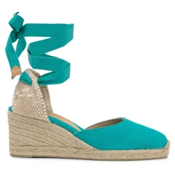 DAMES Castañer Sleehakken^ESPADRILLE MET 7 CM HAK