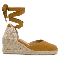 DAMES Castañer Sleehakken^ESPADRILLE MET 7 CM SLEEHAK