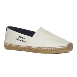 Heren Saint Laurent Espadrilles met Geborduurd Logo