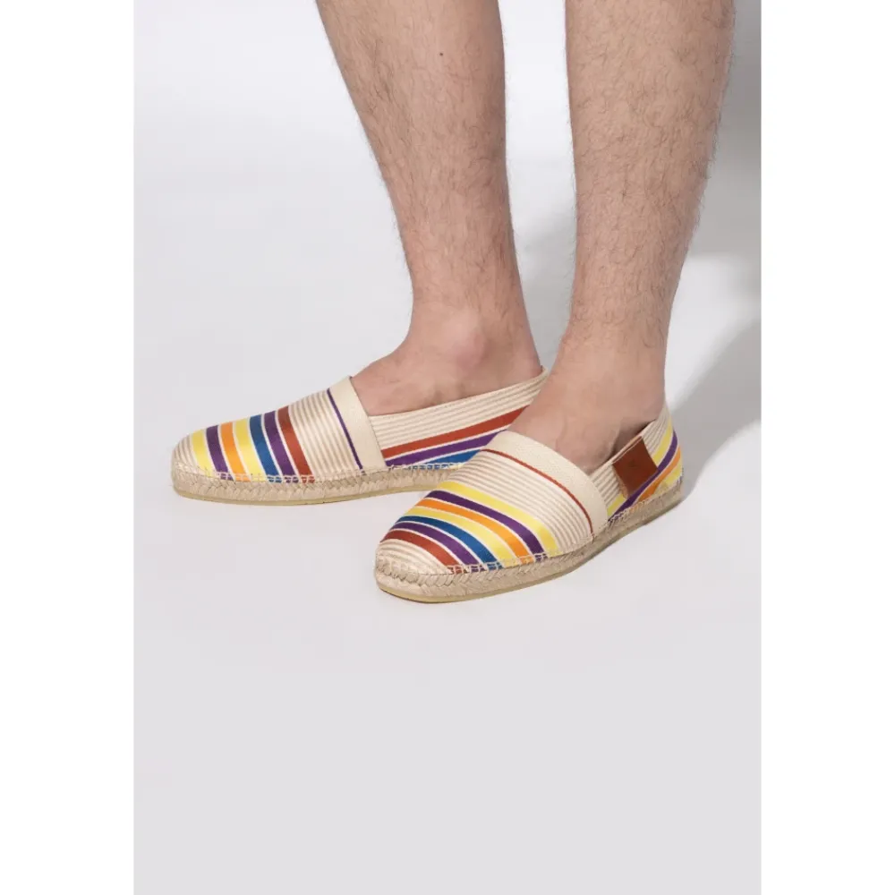 Heren Etro Espadrilles met gestreept patroon