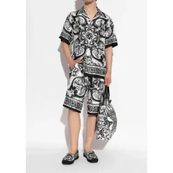 Heren Dolce & Gabbana Espadrilles met Majolica-print