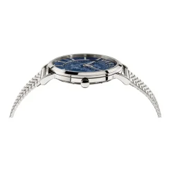 Heren Versace Horloges^Essential Blauw Roestvrij Stalen Horloge
