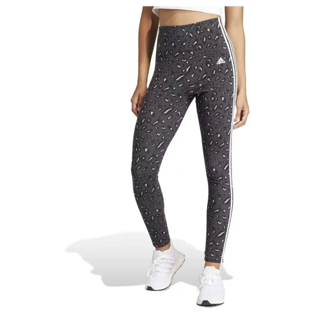Adidas Trainingsbroeken^Essentials 3-Stripes Animal Print Leggings