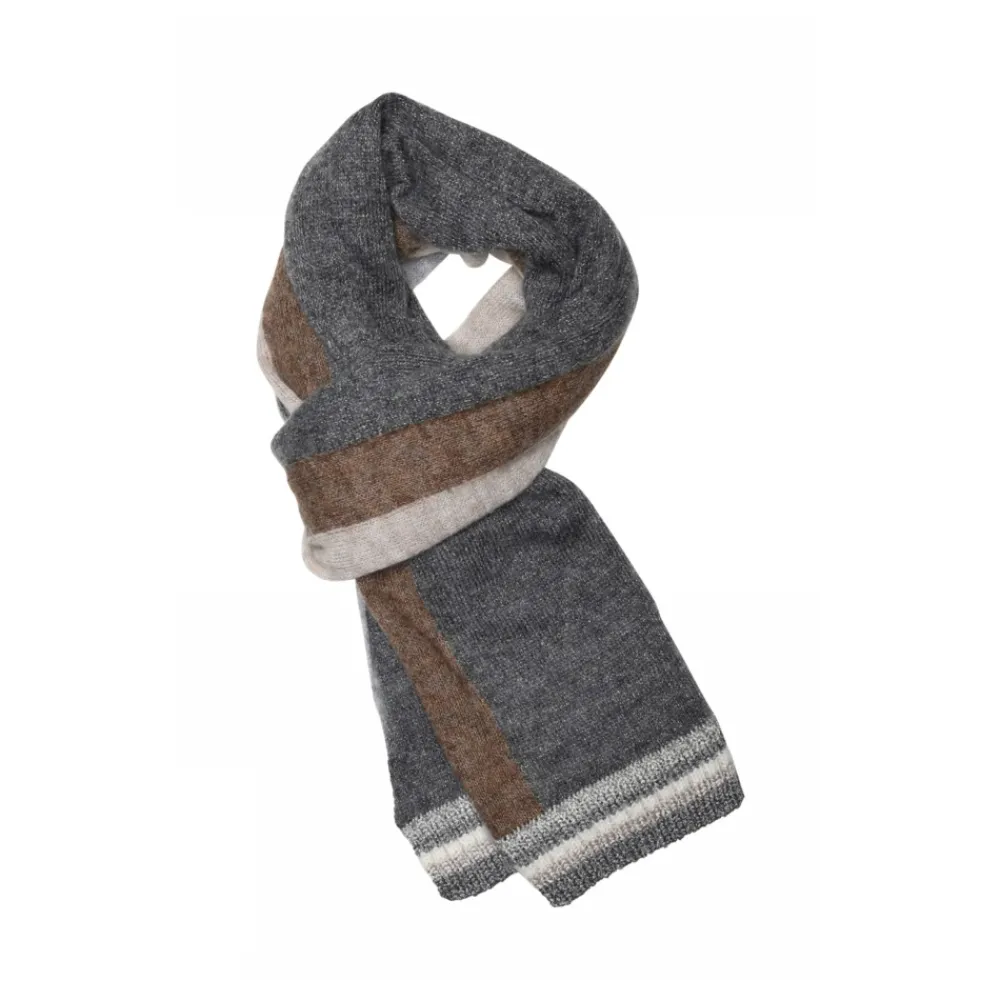 DAMES Gustav Etine Gestreepte Lurex Sjaal