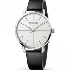 DAMES Calvin Klein Horloges^Even Quartz Zilverkleurige Wijzerplaat Horloge