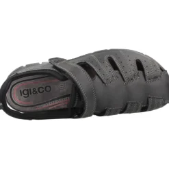 Heren Igi&Co Everest Platte Sandalen