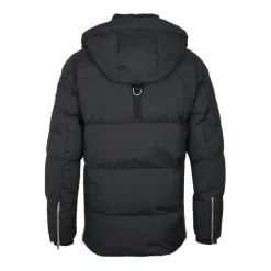 Heren Moose Knuckles Everest 3Q Puffer Black Jacket