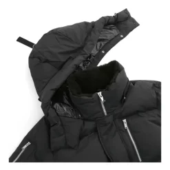 Heren Moose Knuckles Everest 3Q Puffer Black Jacket