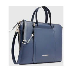 DAMES Piquadro Laptoptassen^Expandable, slim women's laptop bag with iPad® compartment, shock absorbing and RFID protection