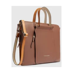 DAMES Piquadro Expandable, slim women's laptop bag with iPad® compartment, shock absorbing and RFID protection