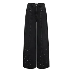 DAMES Co'Couture Eyelet Wide Leg Jeans in