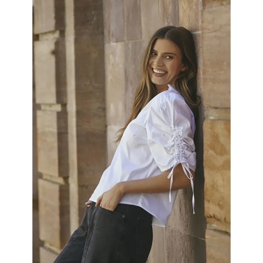 DAMES Co'Couture Eyelet Wide Leg Jeans in