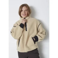 DAMES Co'Couture Jassen^Faux Fur Shearling Jas