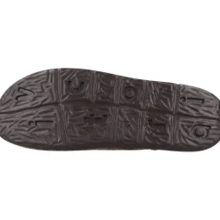 Heren Victoria Faux Leather Comfort Slippers