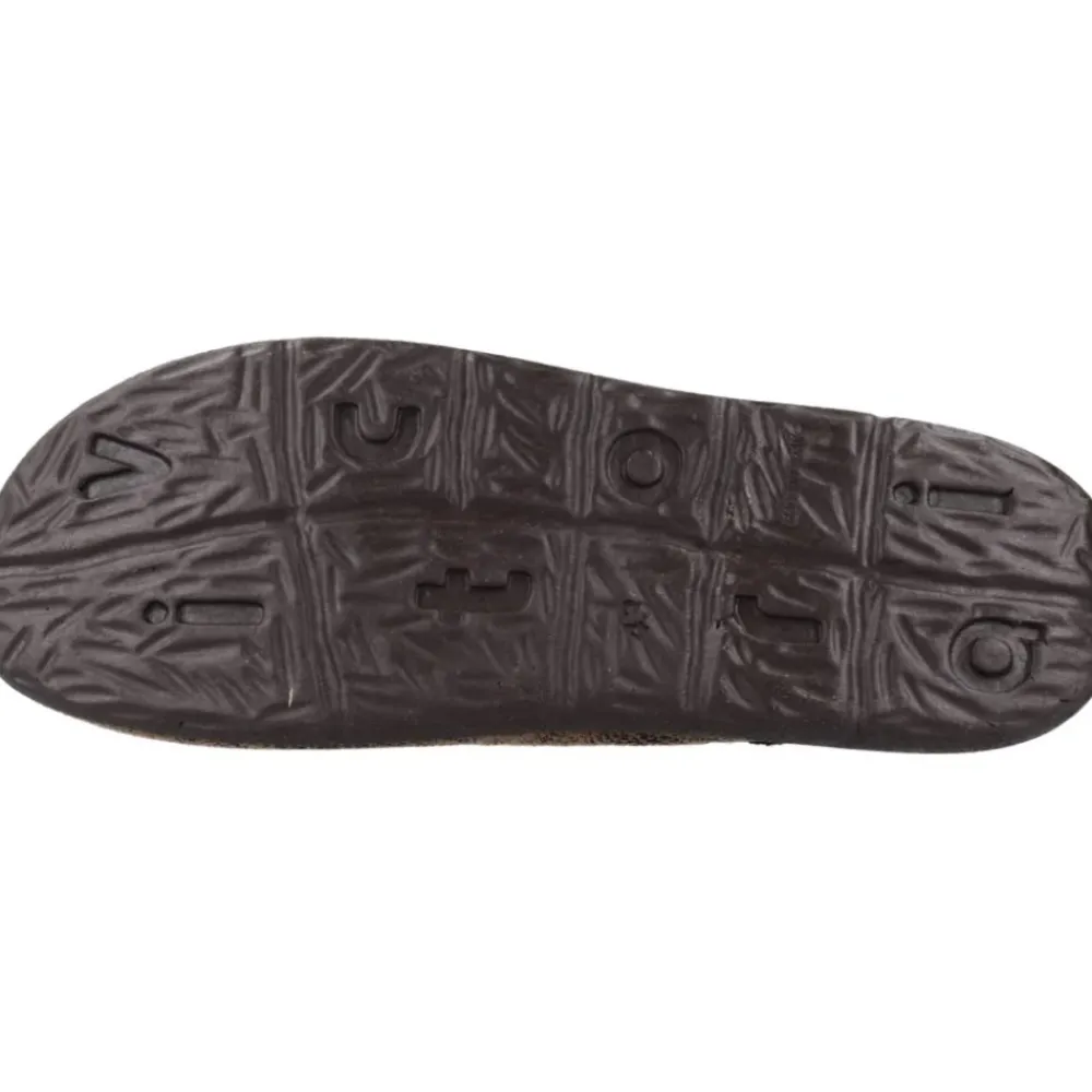 Heren Victoria Faux Leather Comfort Slippers