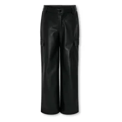 ONLY Broeken & Jeans^Faux leren cargobroek