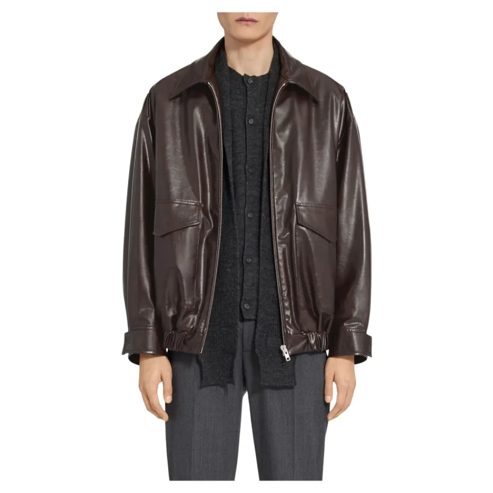 Heren MM6 Maison Margiela Jassen^Faux Leren Jas