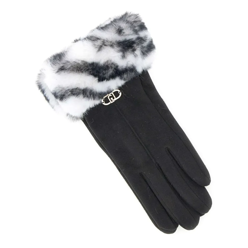 DAMES Liu Jo Handschoenen^Faux-fur Manchethandschoenen