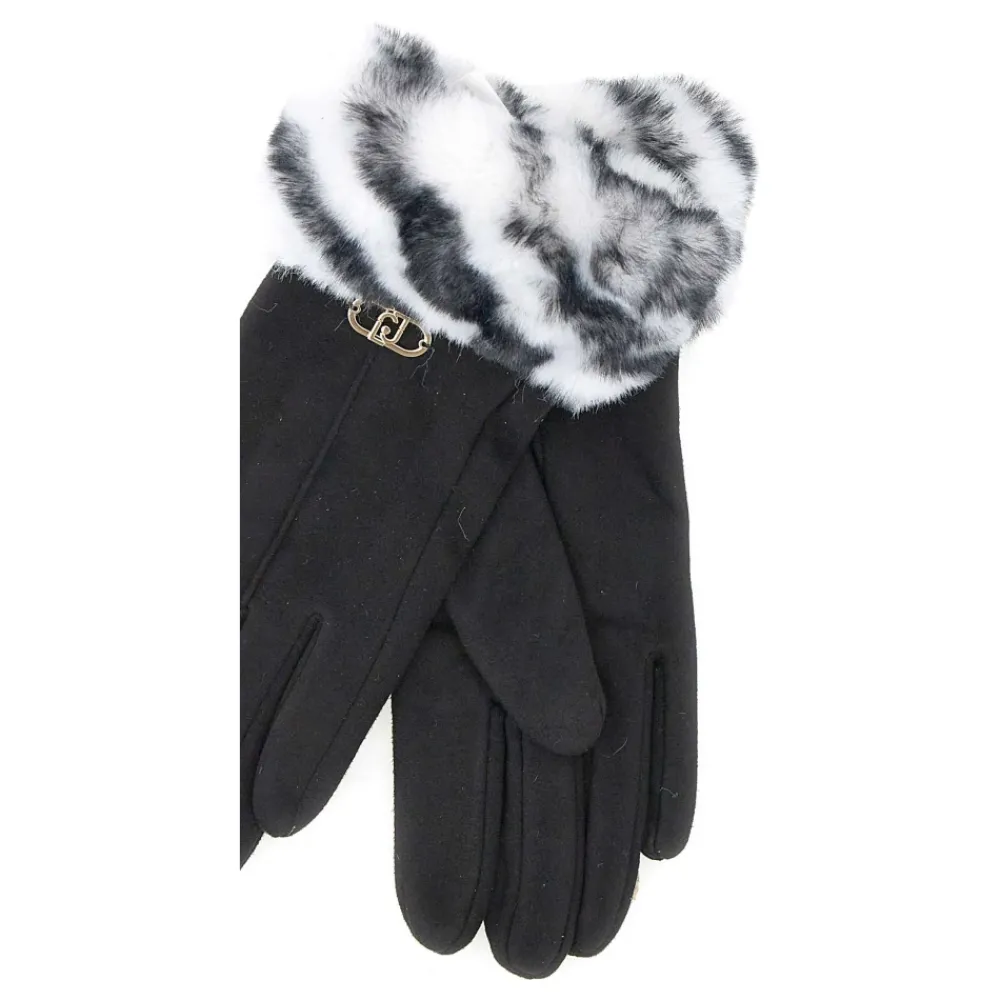 DAMES Liu Jo Handschoenen^Faux-fur Manchethandschoenen
