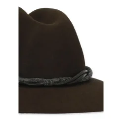 Heren Brunello Cucinelli Fedora Monile Hat
