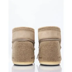 Heren Moon Boot Felt Low Boots met Logo Paneel