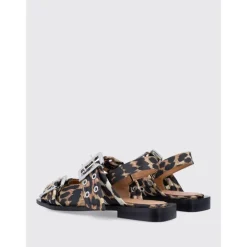 Ganni Feminine Ballerina met Gesp