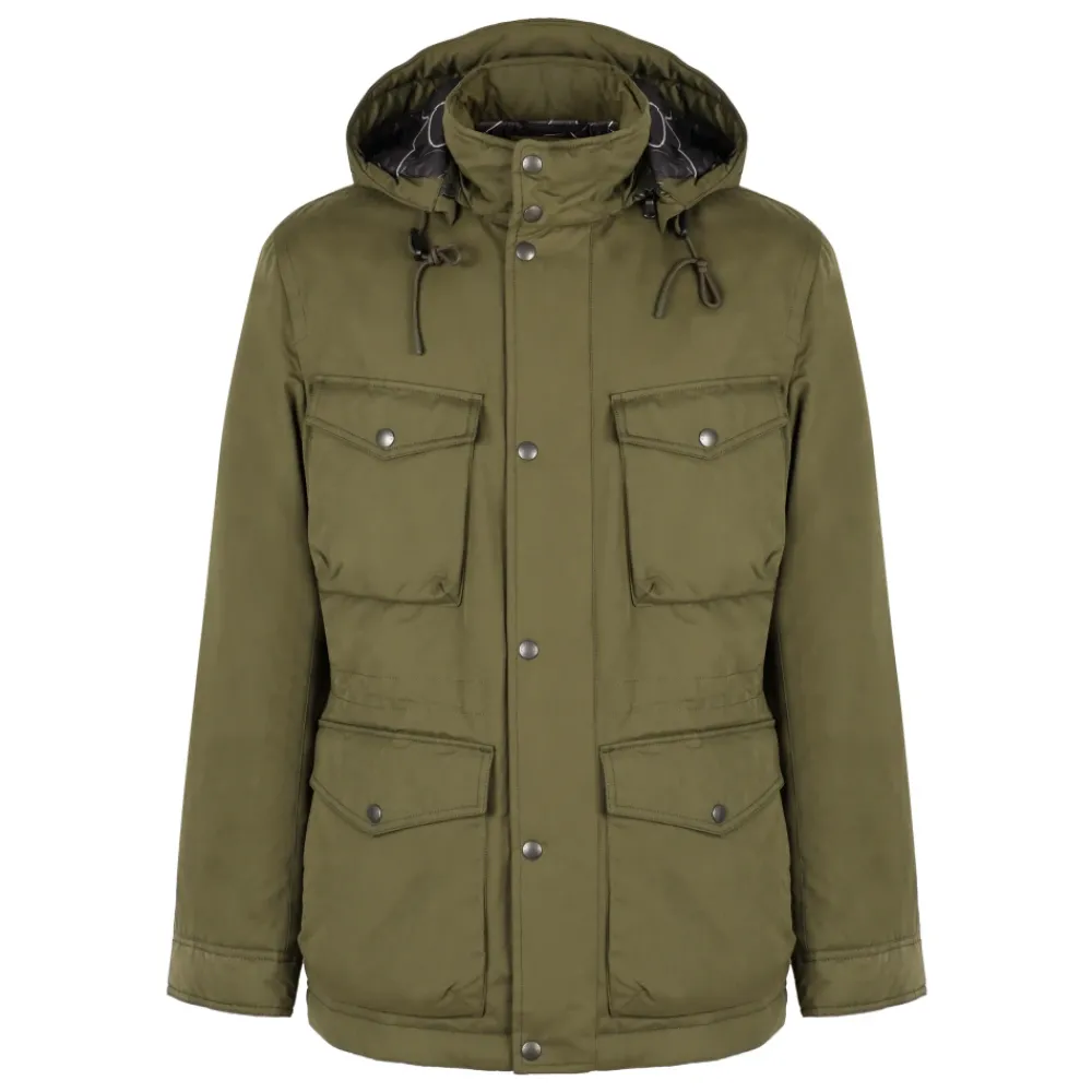 Heren Woolrich Jassen^Field Hooded parka