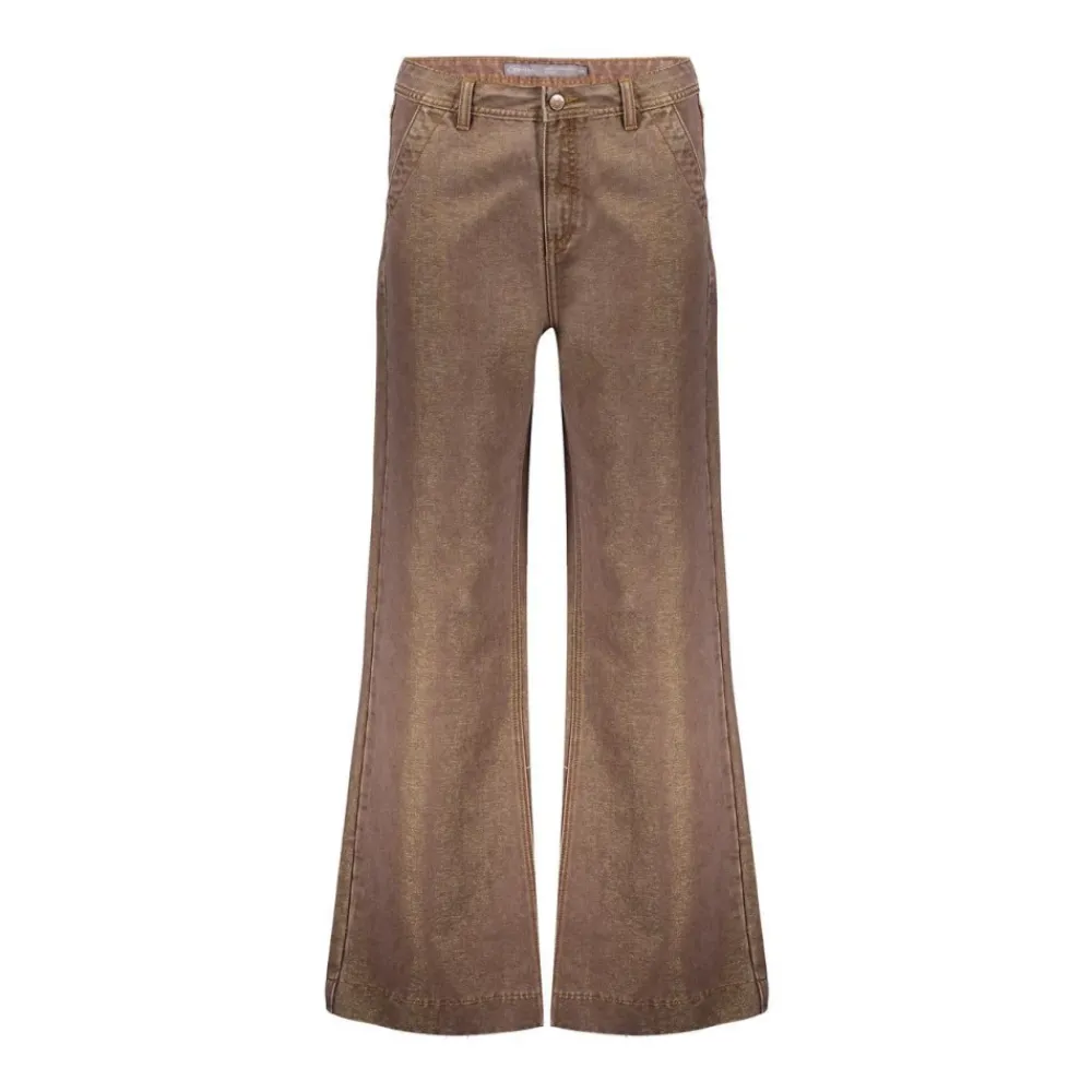 DAMES Geisha Flair Jeans in Camel/Goud