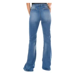 DAMES MET Jeans^Flared Jeans Hoge Taille