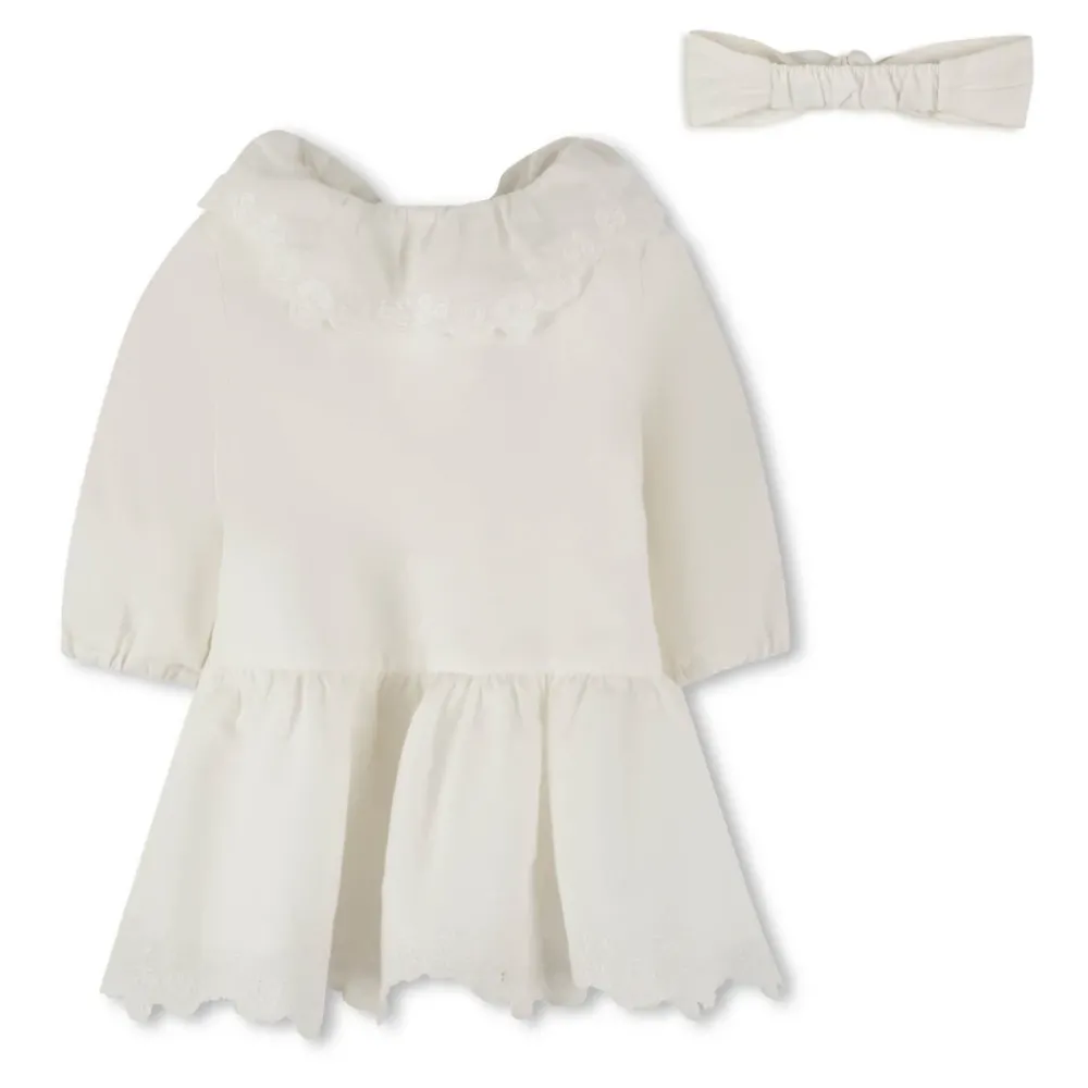 Chloé Flared Jurk en Haarband Set