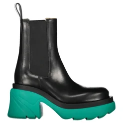 DAMES Bottega Veneta Chelseaboots^Flash enkellaarsjes met profielzool