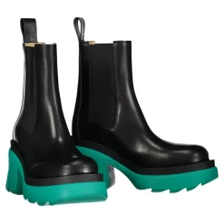 DAMES Bottega Veneta Chelseaboots^Flash enkellaarsjes met profielzool