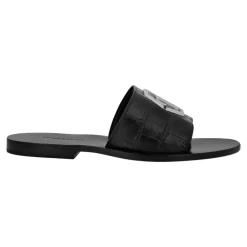 Heren Philipp Plein Flat Crocco Printed Sandals