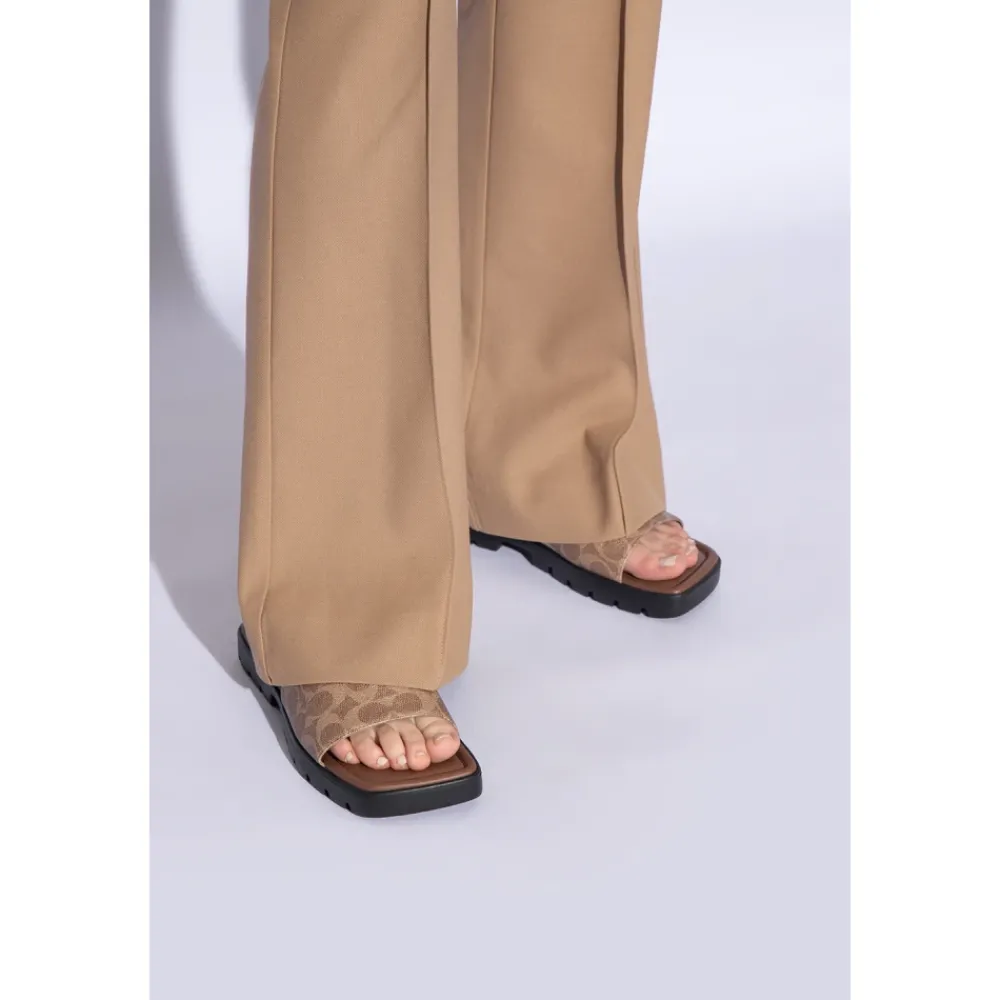 DAMES Coach Slippers^Florence Sandaal