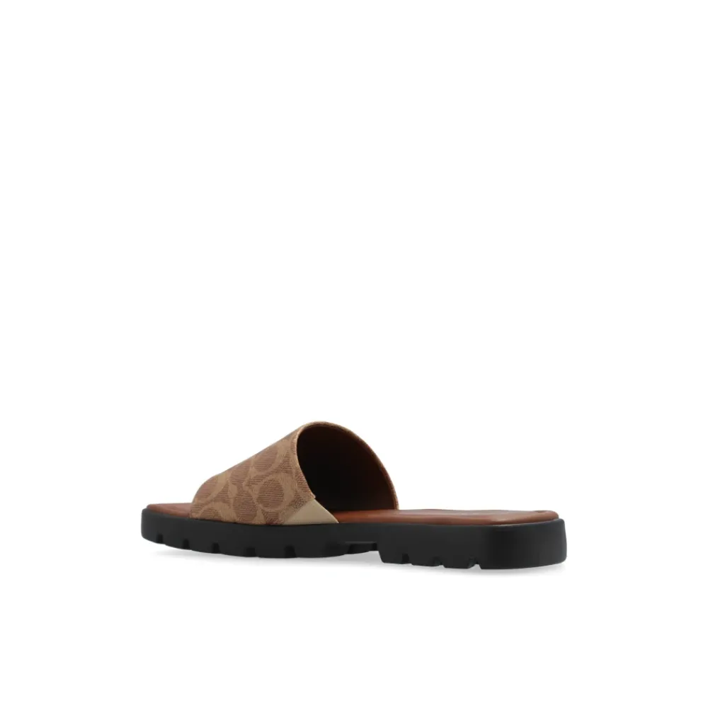 DAMES Coach Slippers^Florence Sandaal