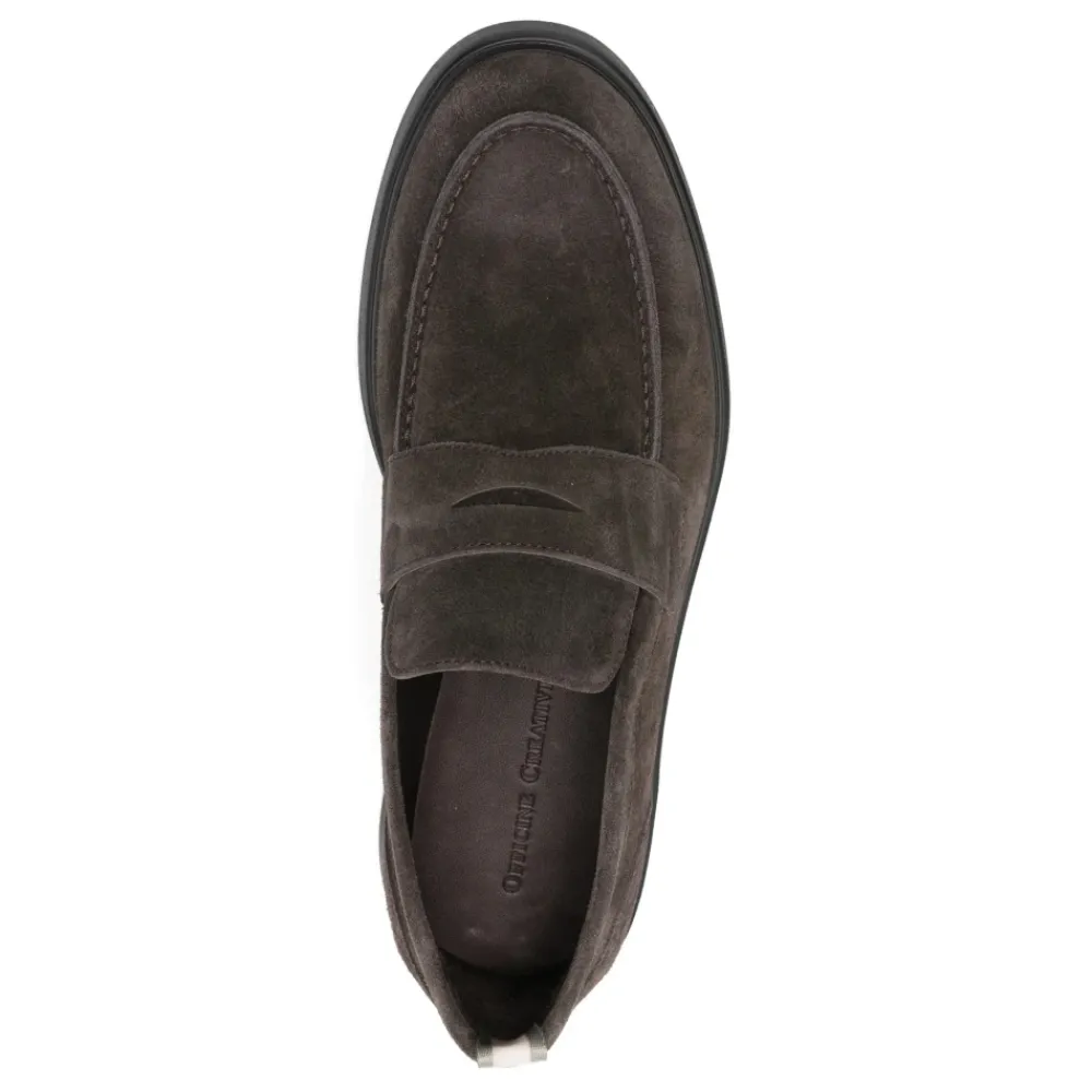Heren Officine Creative Frame 001 Suede Loafers